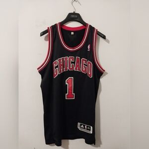 Adidas Authentic Chicago Bulls Derrick Rose Alt.jersey Size Xl